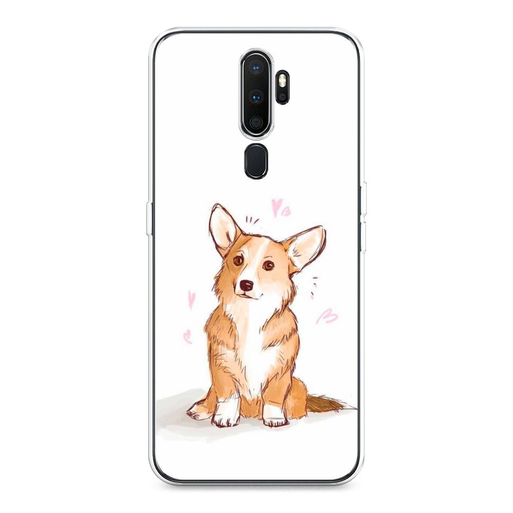 

Чехол Awog на Oppo A5/A9 2020 "Корги любовь", Разноцветный, 251950-1