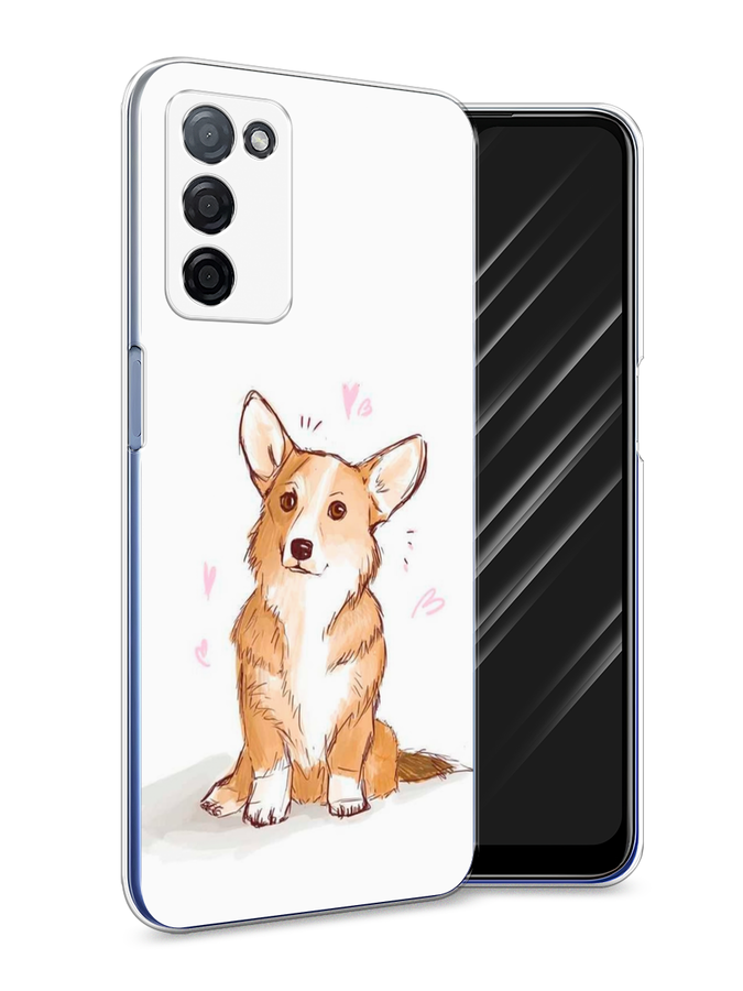 

Чехол Awog на Oppo A55s 5G "Корги любовь", Разноцветный, 2510150-1
