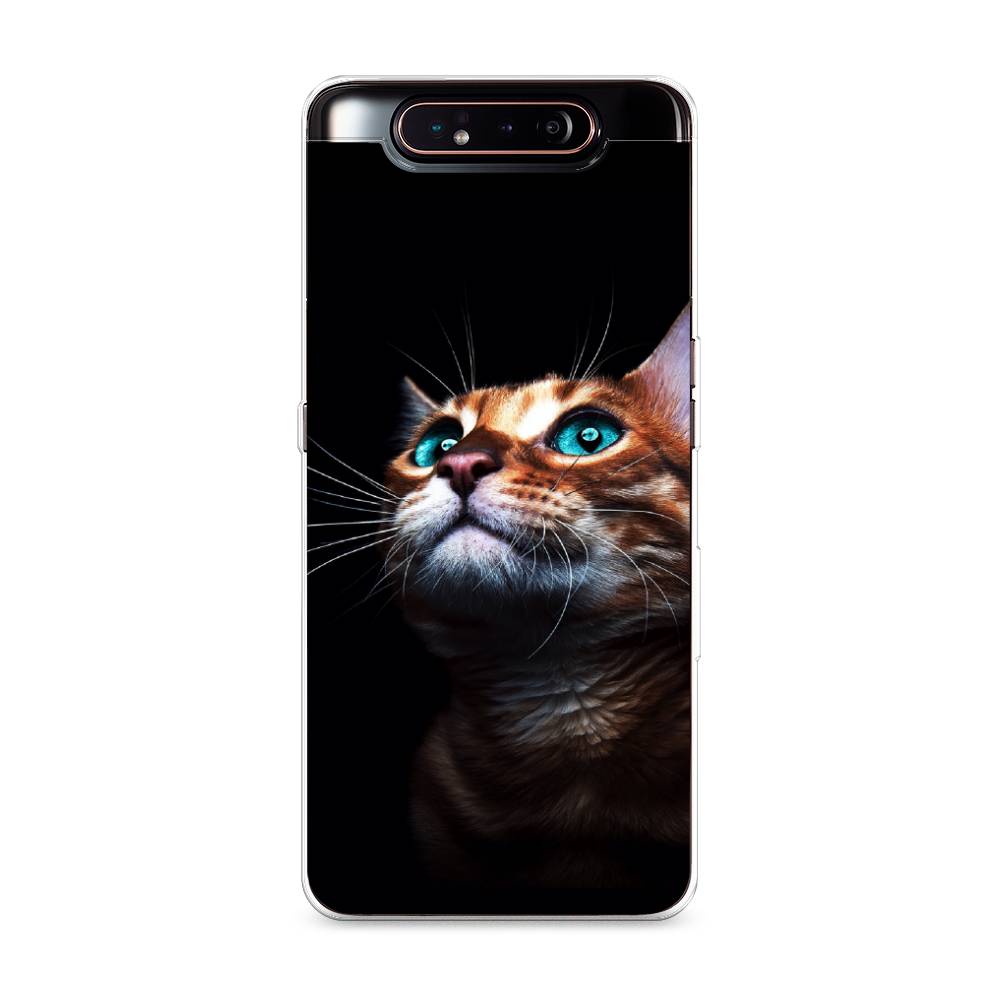 

Чехол Awog на Samsung Galaxy A80 "Мечтательный кот", Разноцветный, 28350-1