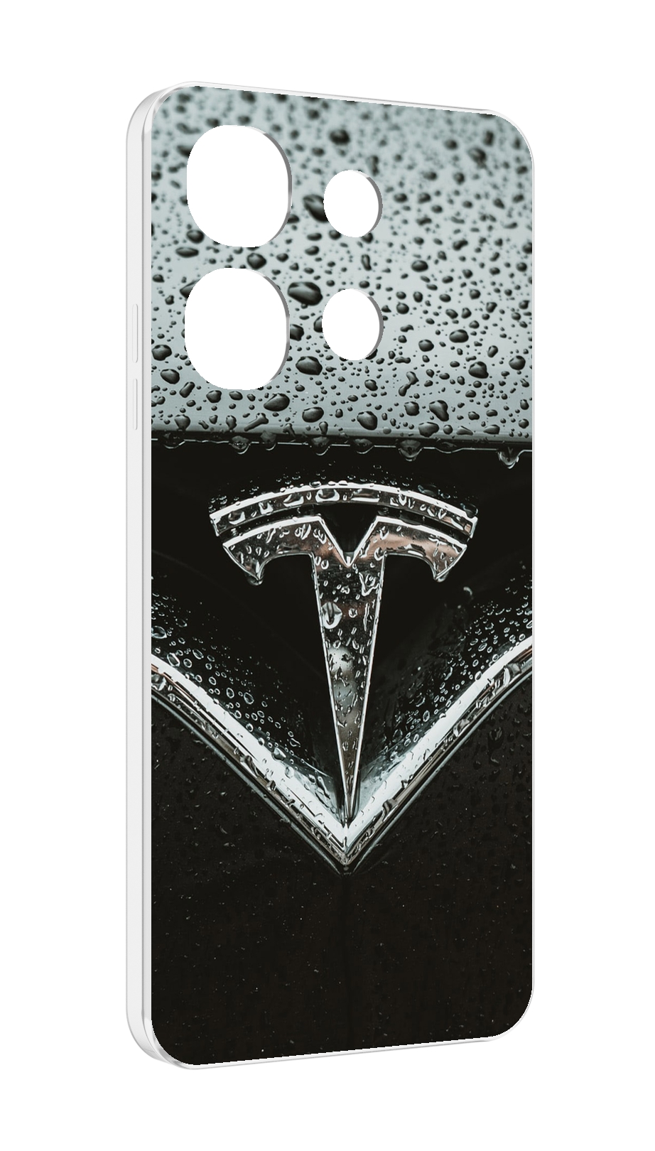 Чехол MyPads tesla тесла 1 для Tecno Spark Go 2023 (BF7) / Tecno Smart 7 противоударный