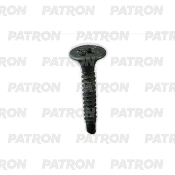 

PATRON P37-2852T Винт металлический саморез черн спотайной головкой под крест 4,8X25mm 10