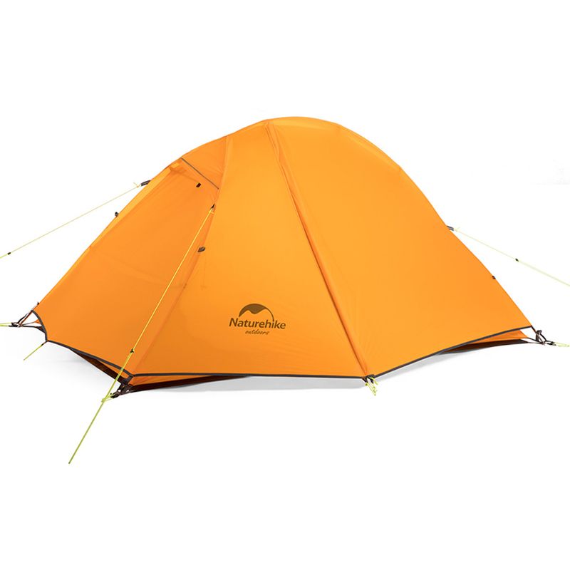 

Палатка 1-местная Naturehike сверхлегкая + коврик NH18A095-D, 20D, оранжевый, NH18A095-D
