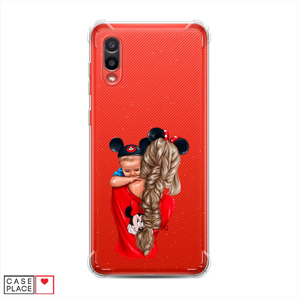 фото Противоударный силиконовый чехол "baby mouse" на samsung galaxy a02 awog