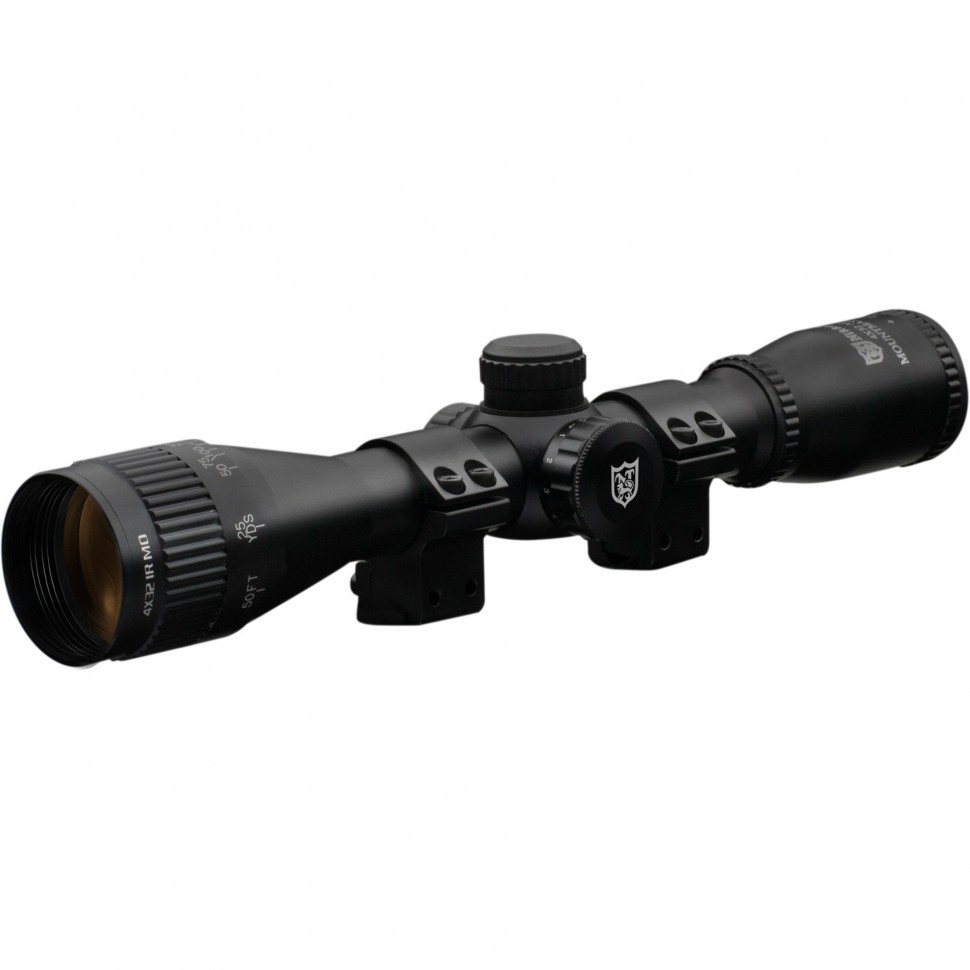 

Оптический прицел Nikko Stirling Mountmaster 4x32 AO IR сетка HMD, кольца, Черный, Mountmaster