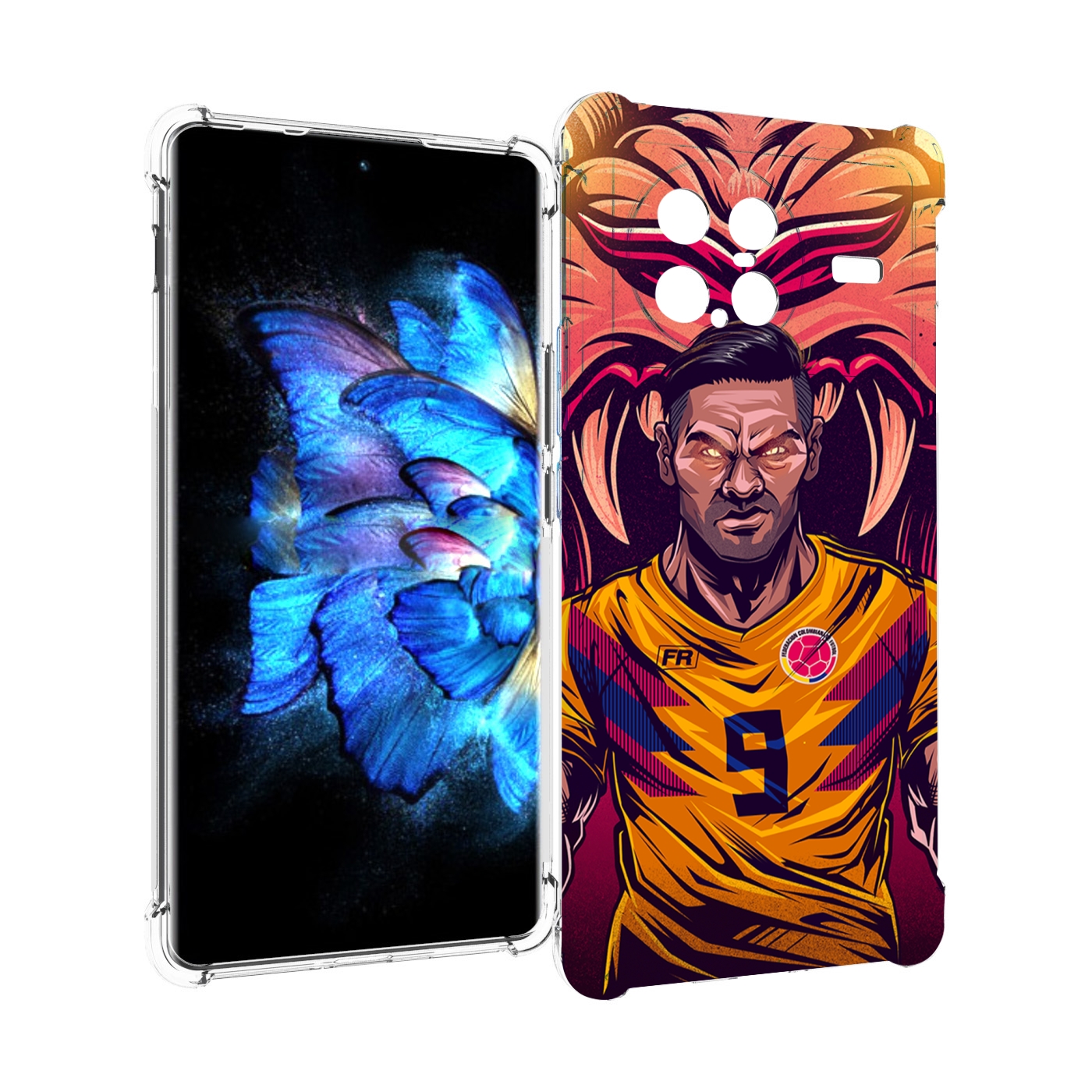 

Чехол MyPads парень-тигр-красный для Vivo X Note 5G, Прозрачный, Tocco