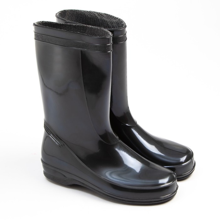 

Резиновые сапоги унисекс NoBrand 9165806 черные 37 RU, 9165806