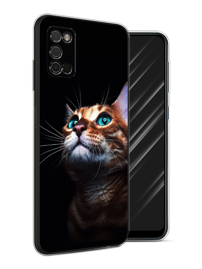 

Чехол Awog на Samsung Galaxy A03S / Самсунг A03S "Мечтательный кот", Разноцветный, 2103250-1
