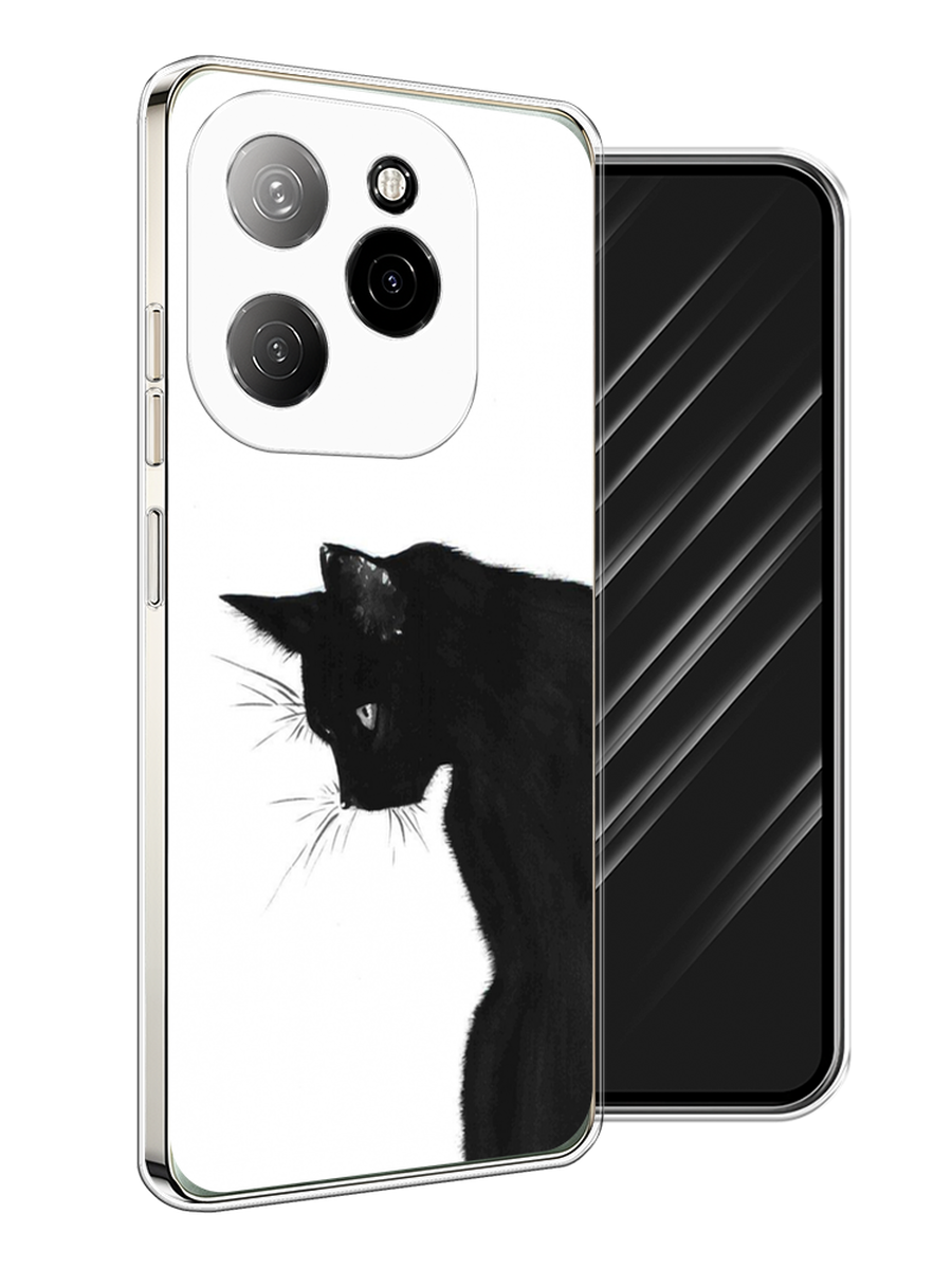 

Чехол Awog на Tecno Spark 20 Pro 5G "Black cat", Черный;белый, 305750-1