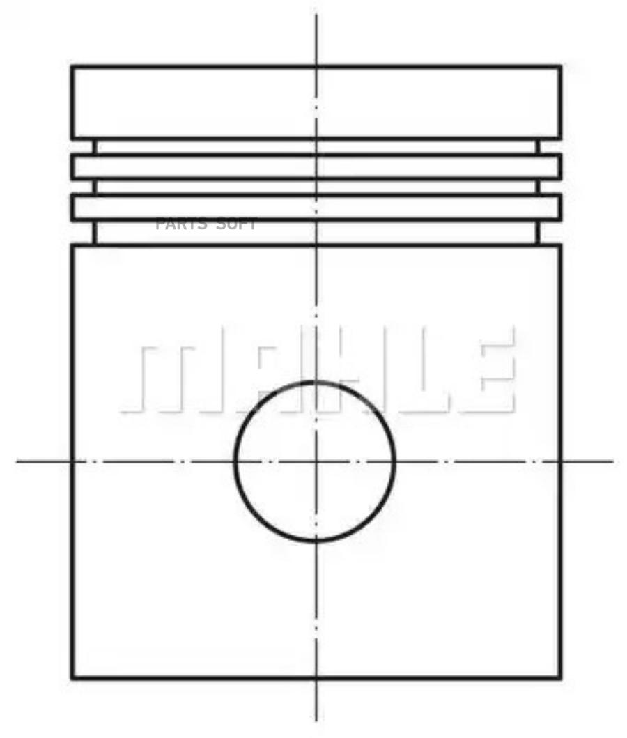 

MAHLE 0222702 022 27 02_поршень! d79.5x1.5x1.5x2.5 +0.50\ Renault Logan/Sandero 1.4i K7J 0