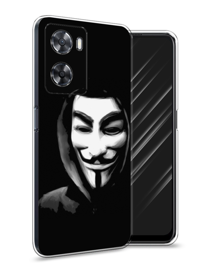 

Чехол Awog на Oppo A77s 4G "Анонимус", Черный;серый;белый, 2511950-5