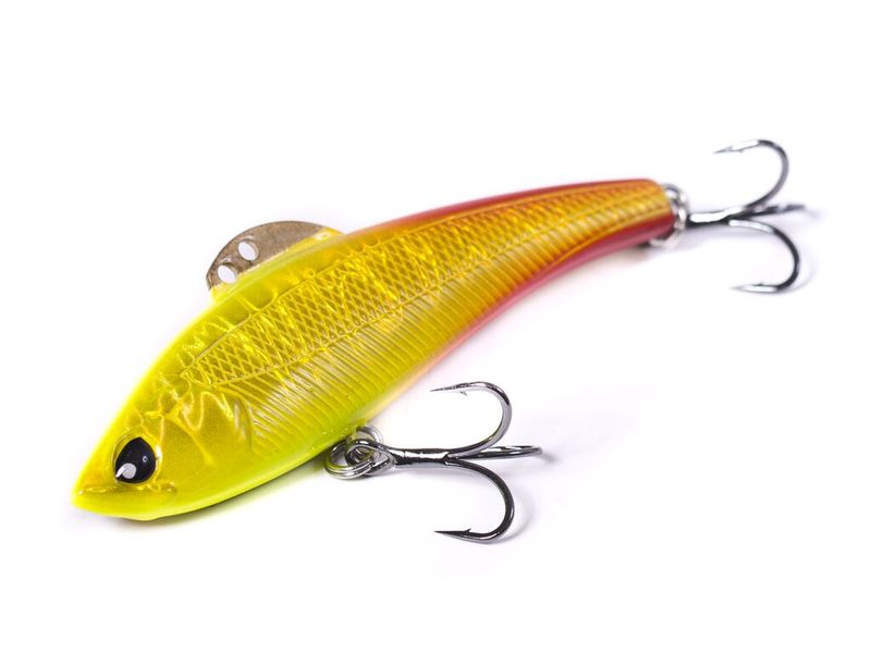 

Воблер вертикальный тонущий LJ Pro Series BASARA VIB S 90мм, Желтый;розовый, Basra VIB S 90