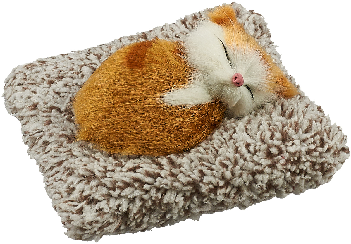 

Меховая игрушка Кот на коврике 16 х 6 см, В ассортименте