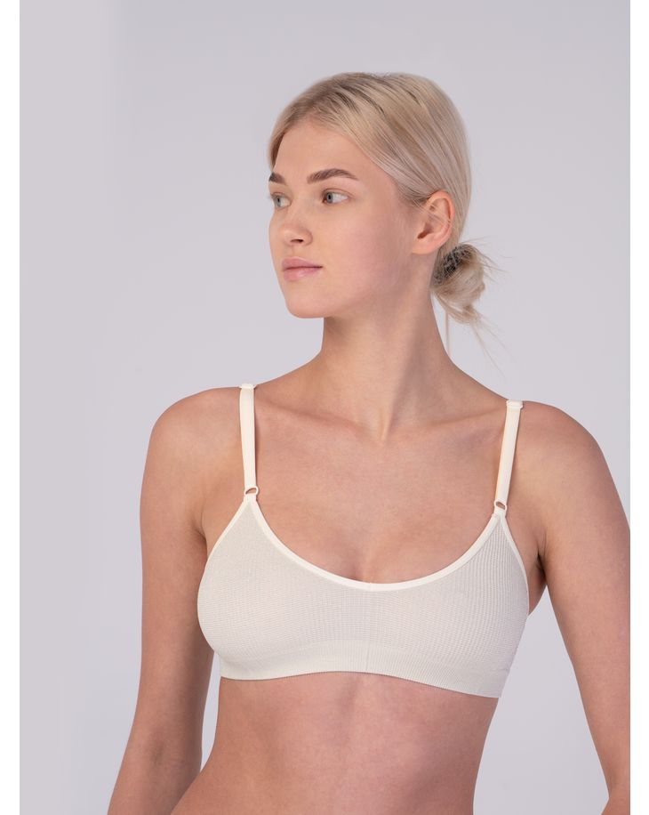 

Бюстгальтер женский Mademoiselle Top Brillante бежевый M/L 1 шт, Top Brillante