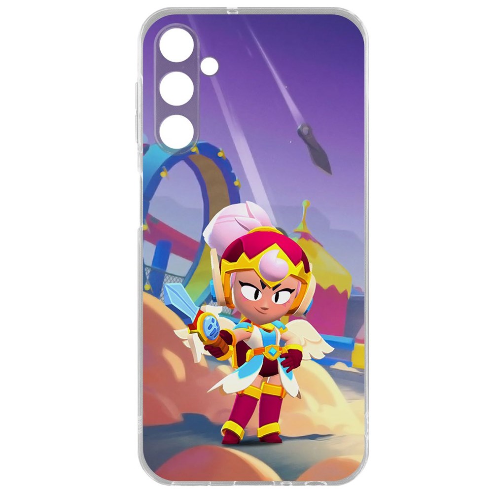 

Чехол-накладка Brawl Stars-Валькирия Джанет для Samsung Galaxy A24 (A245), Прозрачный