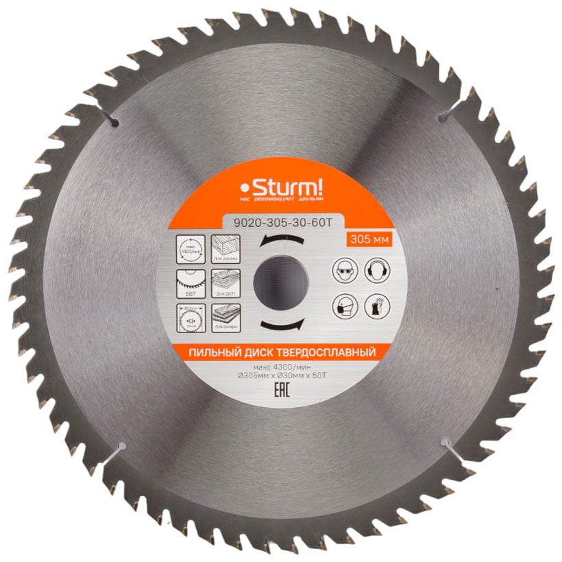 

Диск пильный Sturm! 9020-305-30-60T