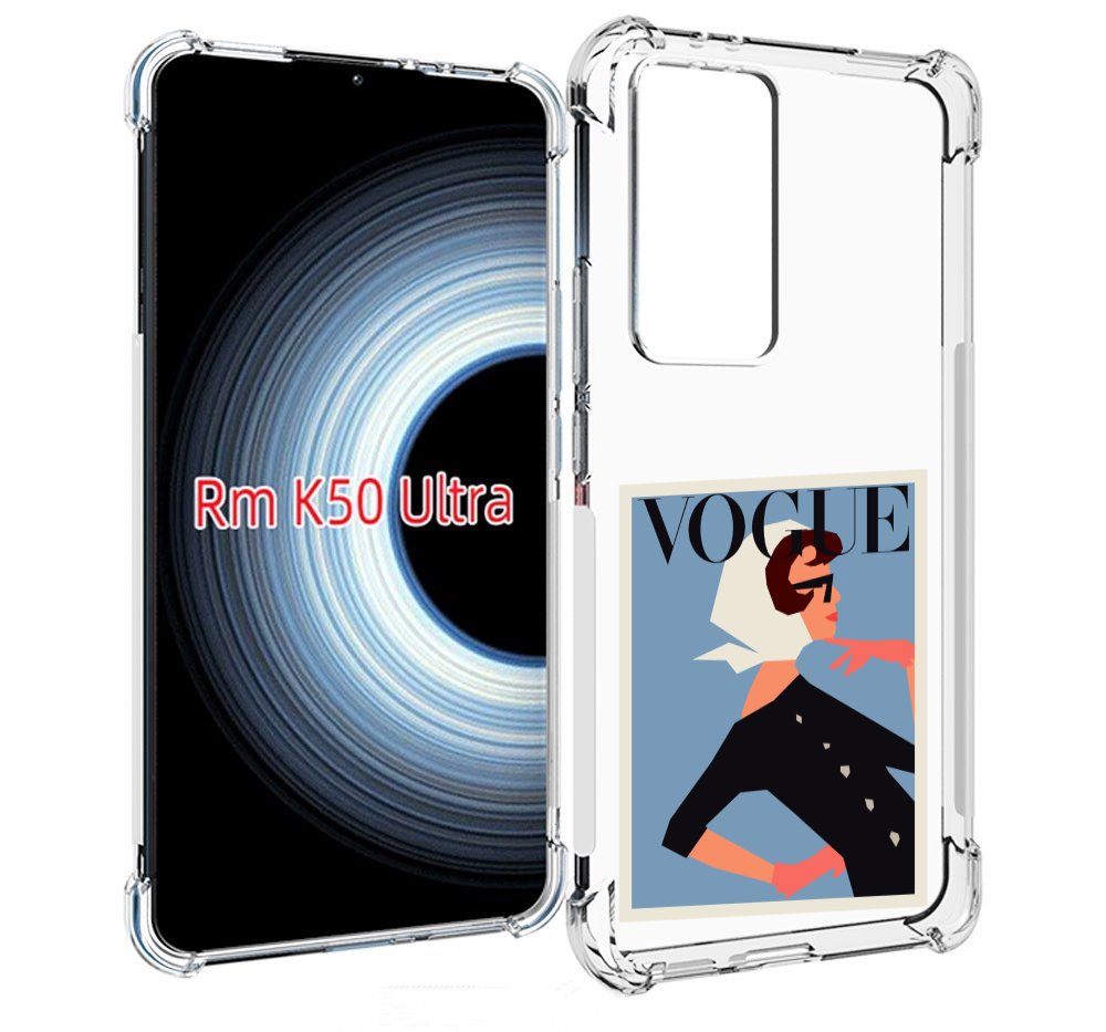 

Чехол MyPads Вогуе картинка для Xiaomi 12T / Redmi K50 Ultra, Прозрачный, Tocco