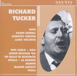 TUCKER, RICHARD Recital