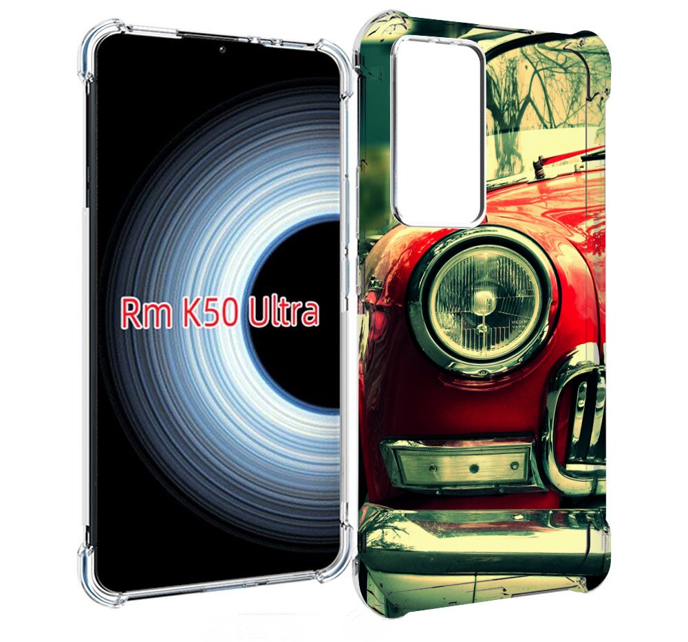 Чехол MyPads Винтажная-машина мужской для Xiaomi 12T / Redmi K50 Ultra