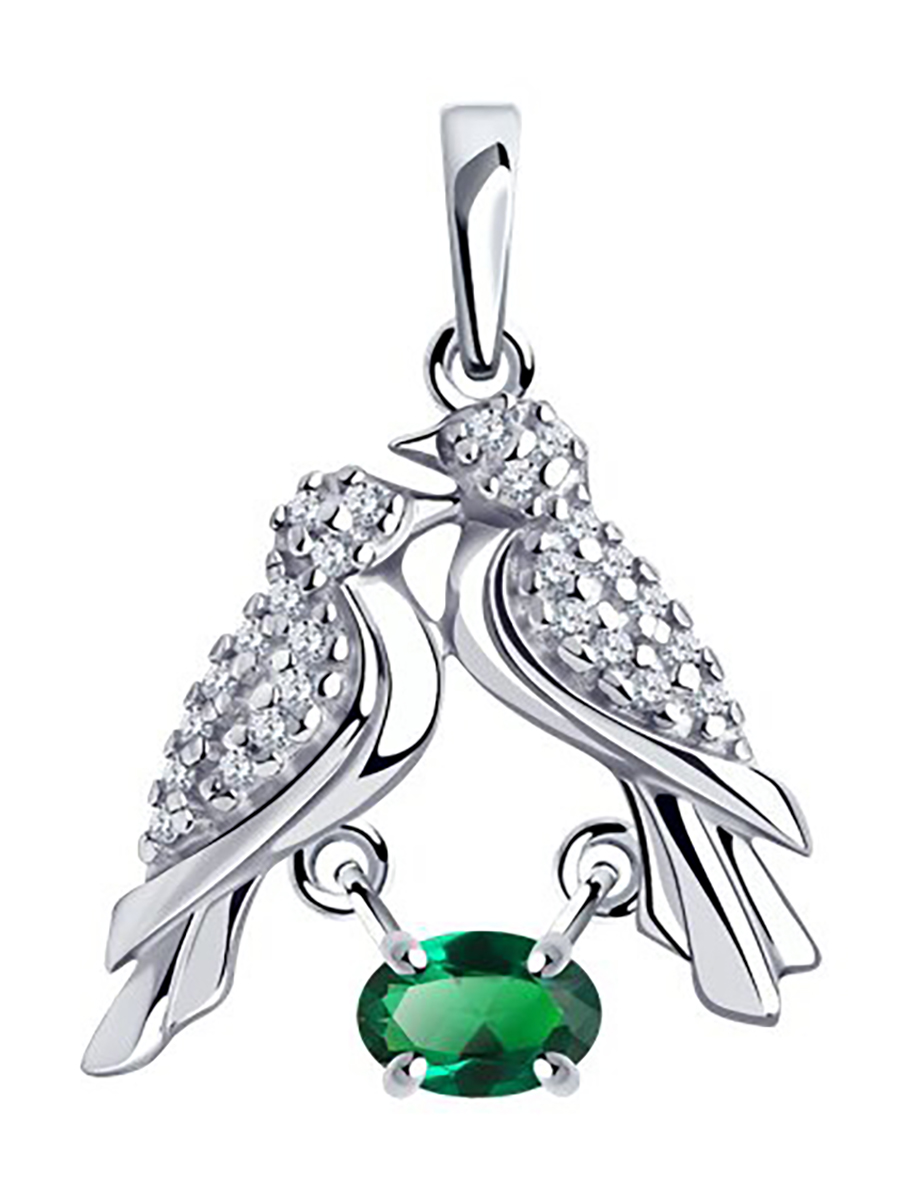 

Подвеска из серебра с фианитом 585Gold 703006286, 703006286