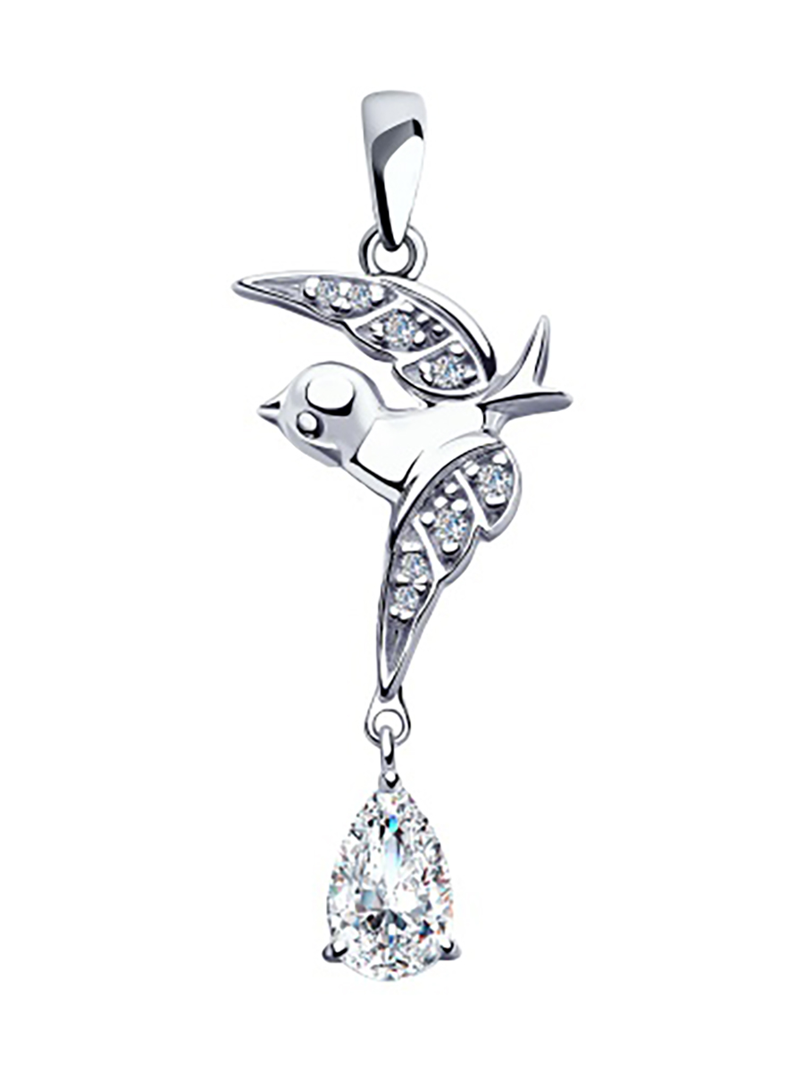 

Подвеска из серебра с фианитом 585Gold 703006284, 703006284