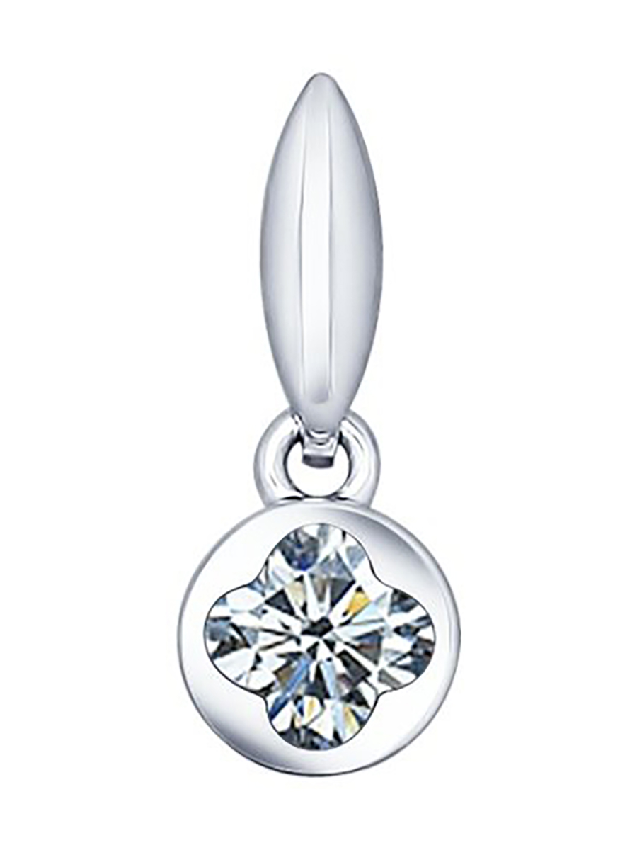 

Кулон из серебра 585Gold 703006282, фианит, 703006282