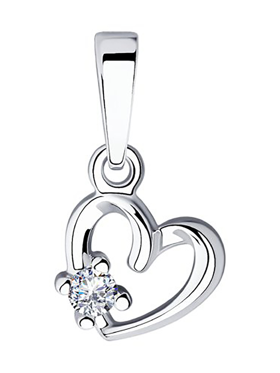 

Кулон из серебра 585Gold 703006281, фианит, 703006281
