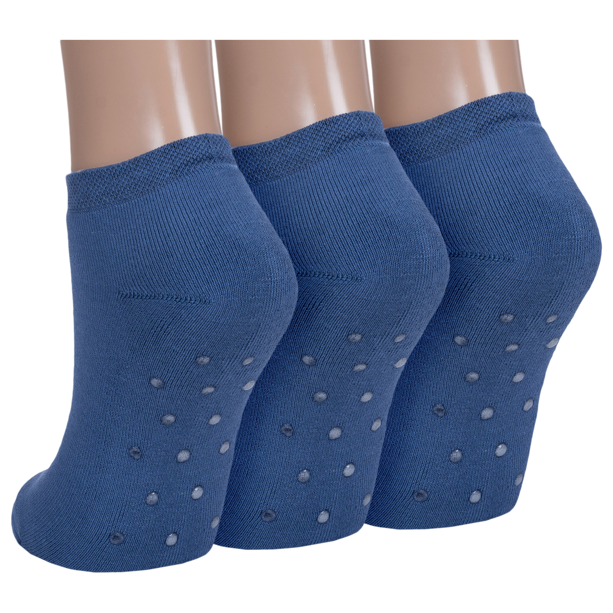 Комплект носков женских Rusocks 3-Ж-2334 синих 23-25
