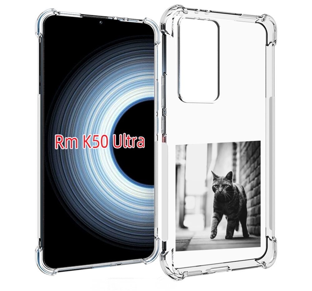 

Чехол MyPads Важный-кот для Xiaomi 12T / Redmi K50 Ultra, Прозрачный, Tocco