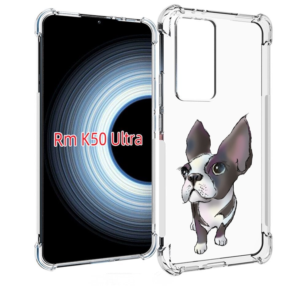 

Чехол MyPads Бульдожка для Xiaomi 12T / Redmi K50 Ultra, Прозрачный, Tocco