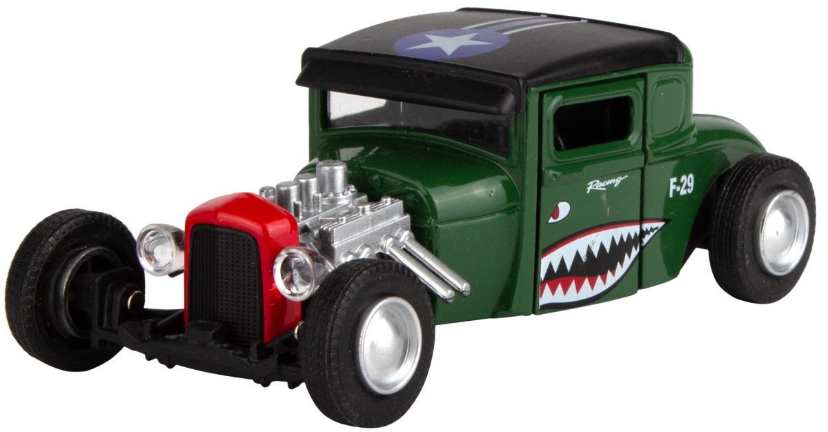 

Коллекционная металлическая машинка Autogrand MAD POWER CAR хот-род 1:34 зеленый