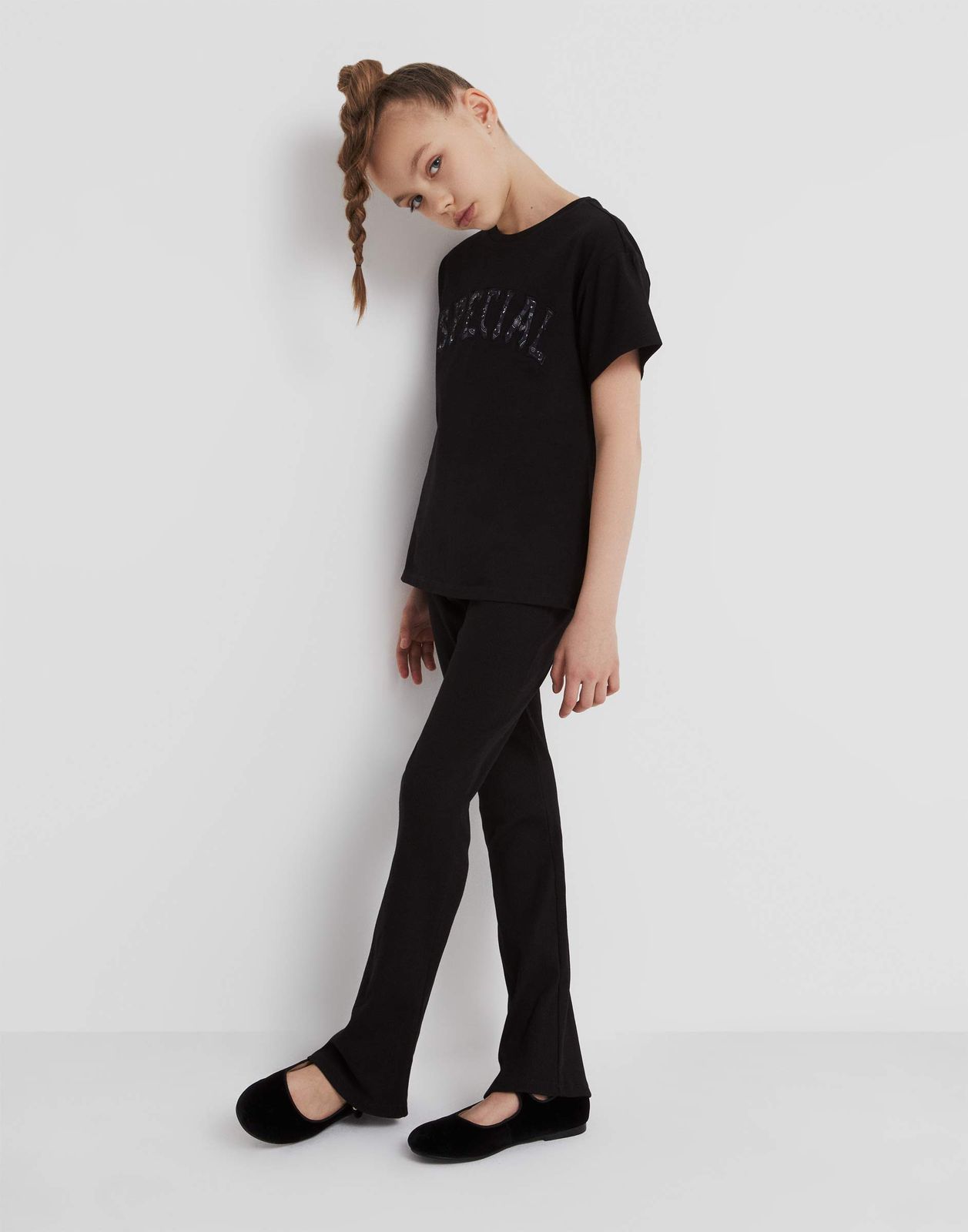 

Легинсы Gloria Jeans GHS009493 черный 8-10л/140 для девочки, GHS009493