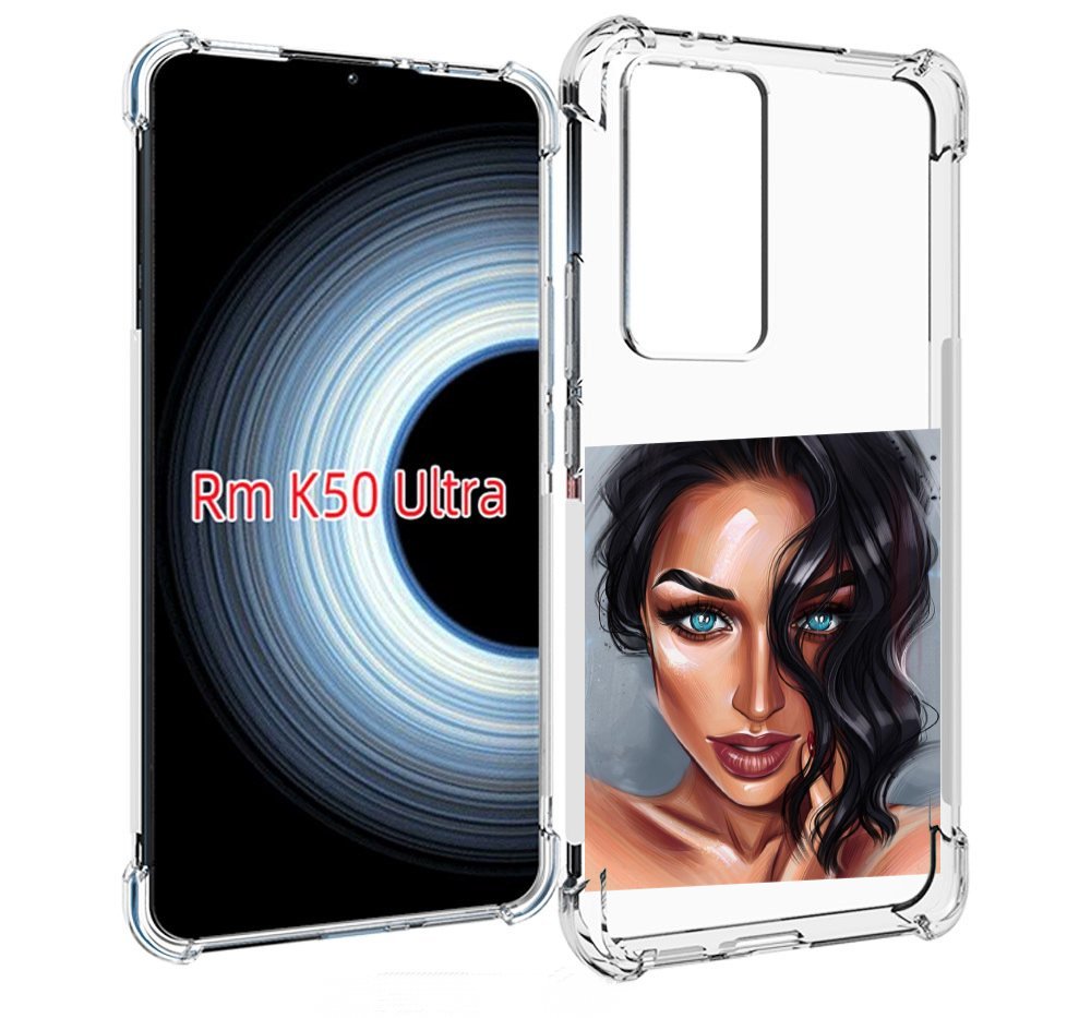 

Чехол MyPads Брюнетка для Xiaomi 12T / Redmi K50 Ultra, Прозрачный, Tocco