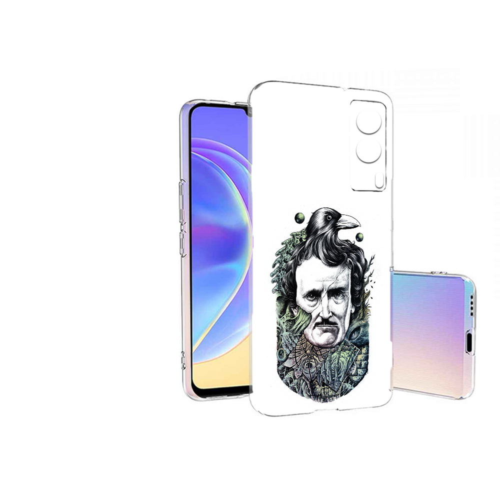 

Чехол MyPads Tocco для Vivo V21E Эдгар Аллан с вороном (PT161736.380.203), Прозрачный, Tocco
