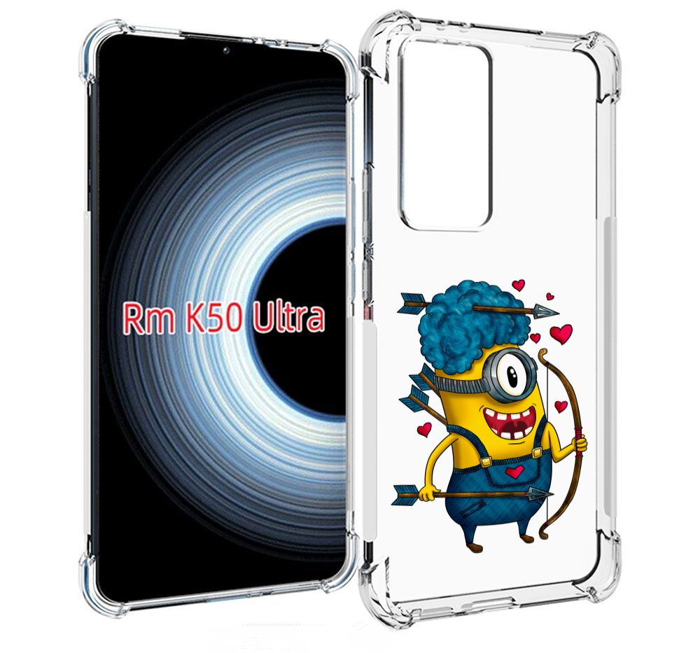 

Чехол MyPads Миньон купидон для Xiaomi 12T / Redmi K50 Ultra, Прозрачный, Tocco