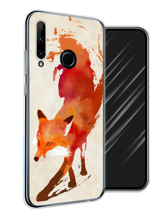 

Чехол Awog на Honor 20 Lite 2019 "Лиса", Оранжевый, 68950-10