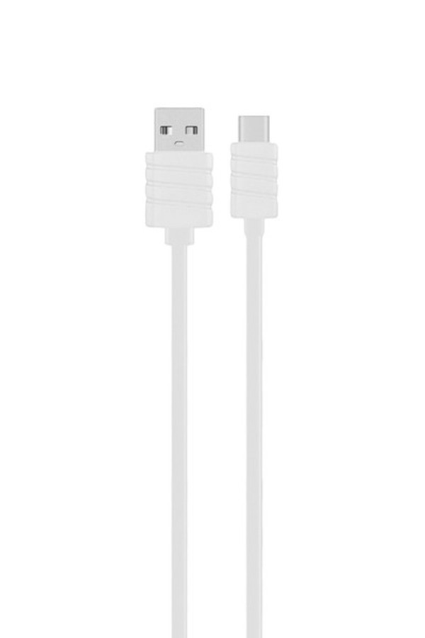 Дата-кабель EXPLOYD EX-K-1302 USB - USB Type-C 2.4А, 1 м, белый