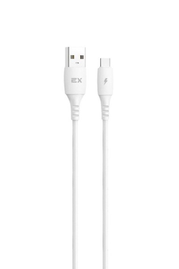 Дата-кабель EXPLOYD EX-K-1288 USB - USB Type-C 3А, 1 м, белый