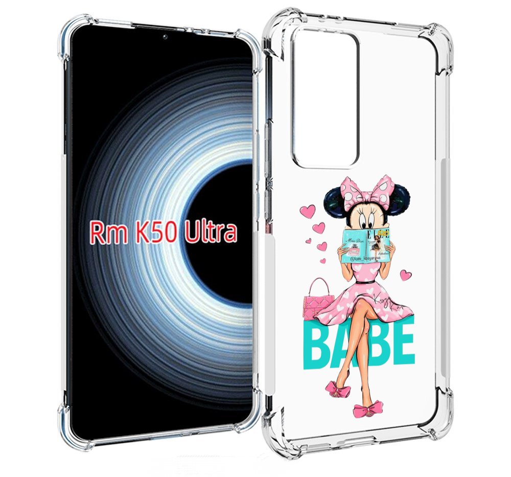 

Чехол MyPads Бейби-микки для Xiaomi 12T / Redmi K50 Ultra, Прозрачный, Tocco