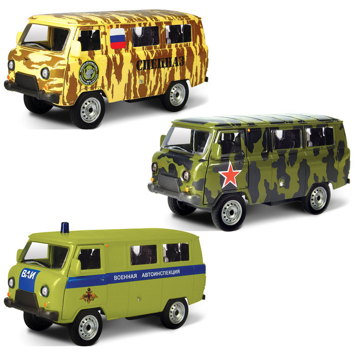 фото Машина autogrand uaz 39625 военные, 1:43, русская серия, в ассортименте