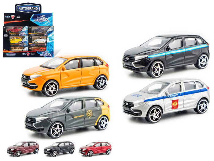 

Машина Autogrand LADA XRAY 1:60, в ассортименте