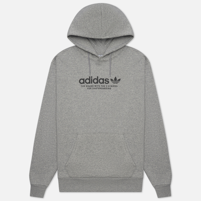 

Мужская толстовка adidas Skateboarding 4.0 Logo Hoodie серый, Размер M, 4.0 Logo Hoodie