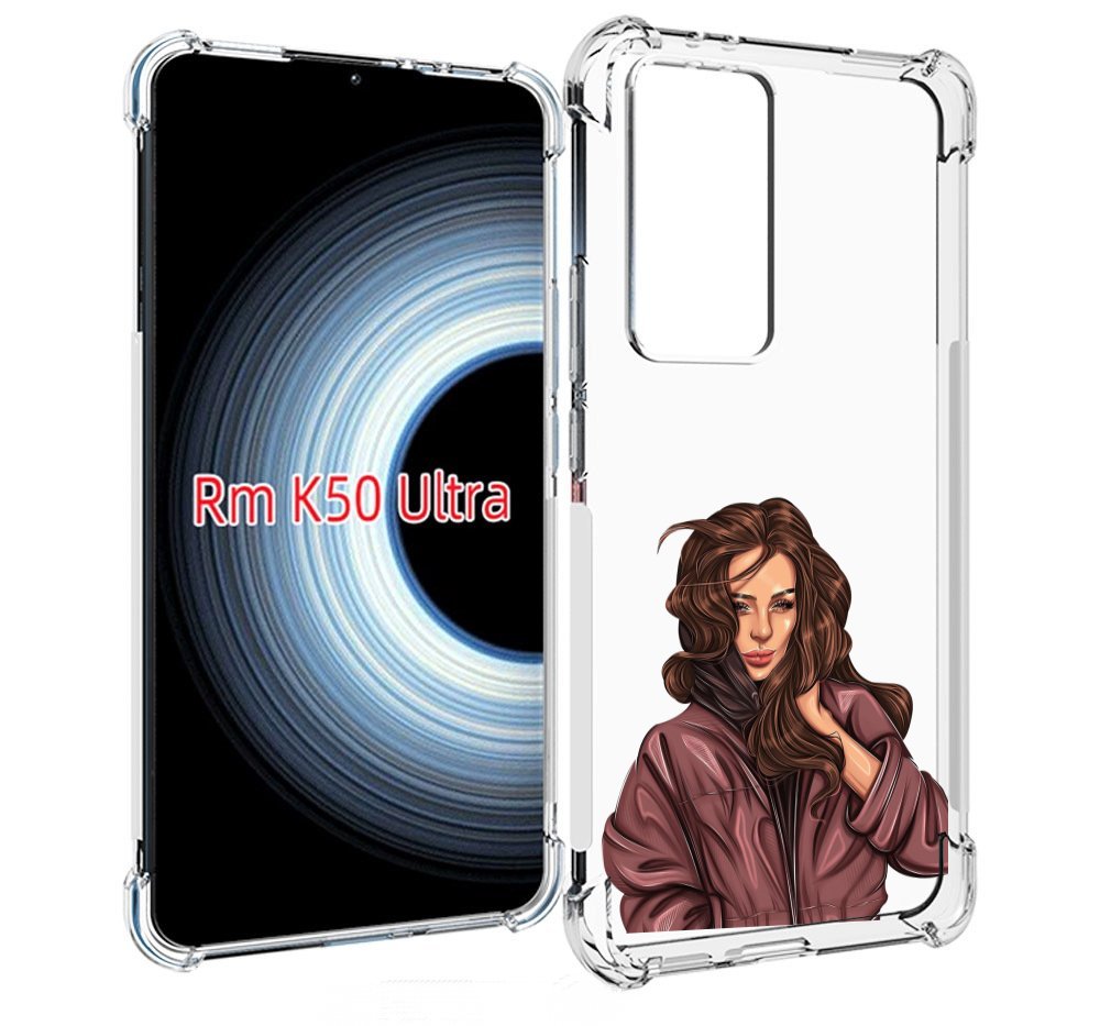 

Чехол MyPads Арт-рисунок-девушки для Xiaomi 12T / Redmi K50 Ultra, Прозрачный, Tocco