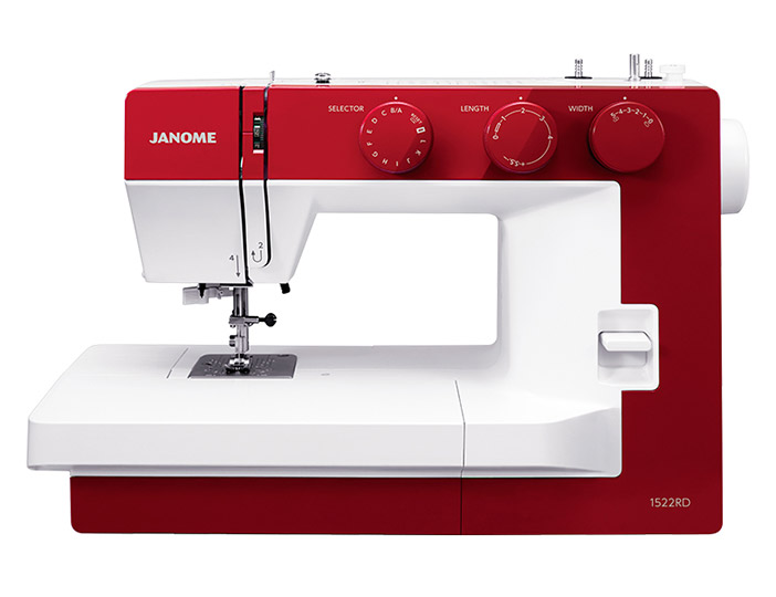 Швейная машина Janome 1522RD Red пресса фут бытовая швейная ткань машина diy ткань край вязаная резинка