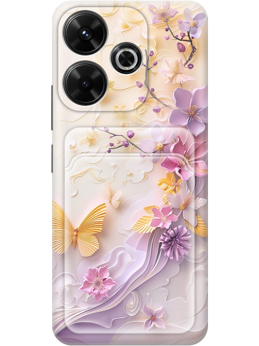 

Силиконовый чехол на Xiaomi Redmi 13 / Redmi Note 13R, Poco M6 4g с принтом 806836, Прозрачный;белый;оранжевый;фиолетовый, 783988623