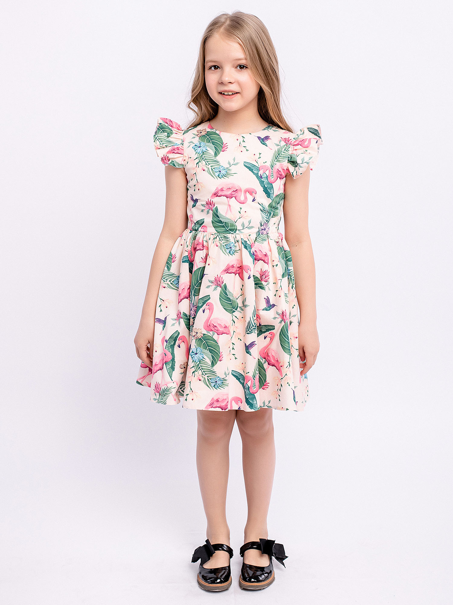

Платье детское Batik 023 п23, персиковый, 140, Розовый, 023 п23