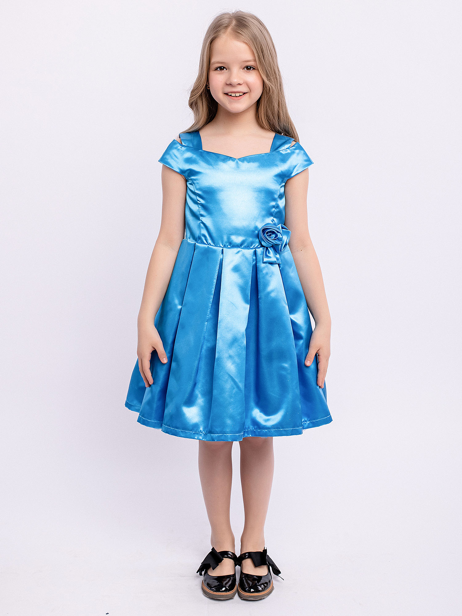 Платье детское Batik 020 п22-02, лазурный, 122