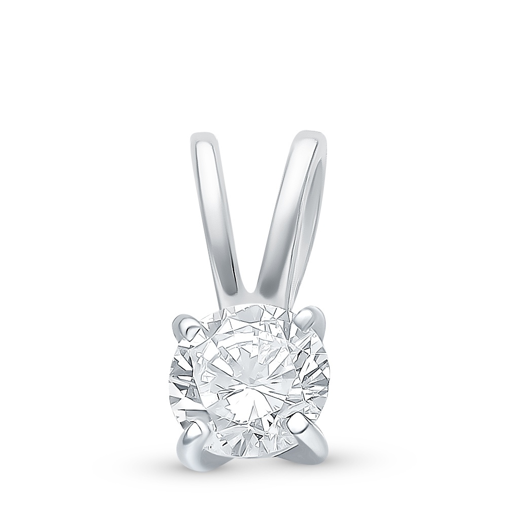 

Кулон из серебра 585Gold 703006096, фианит, 703006096