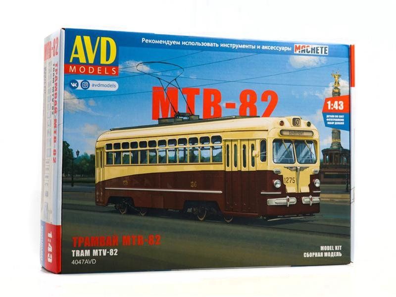 

Сборная модель Трамвай МТВ-82 - 4047AVD