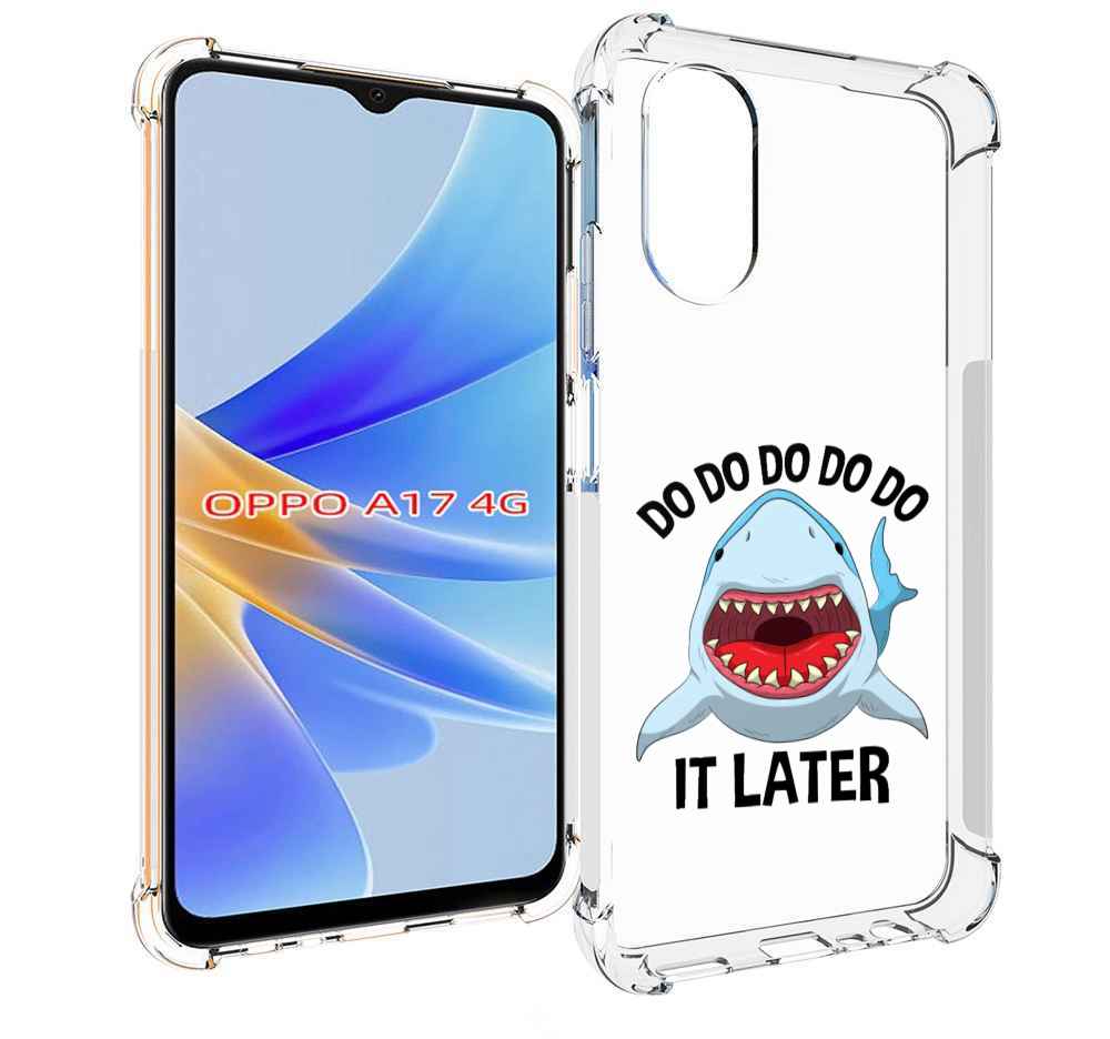 

Чехол MyPads Акула для OPPO A17, Прозрачный, Tocco