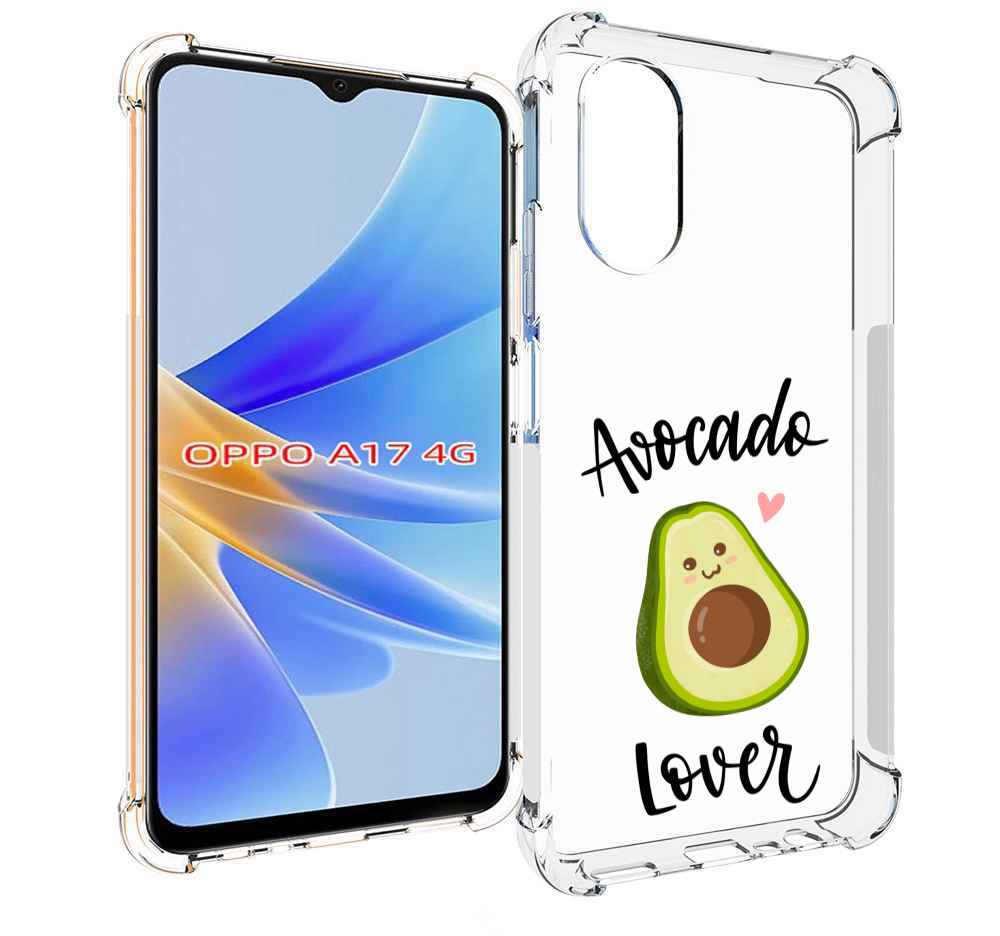 

Чехол MyPads Авокадо-любовь для OPPO A17, Прозрачный, Tocco